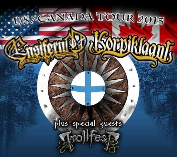 Affiche Korpiklaani Ensiferum