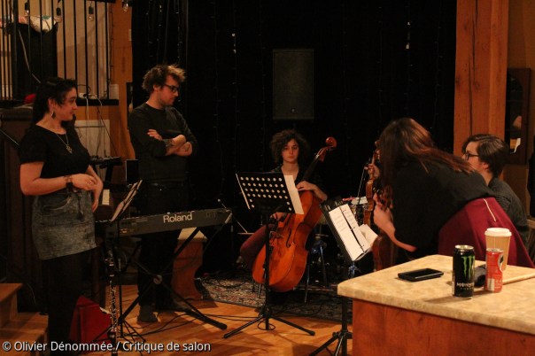 Pendant les tests de son